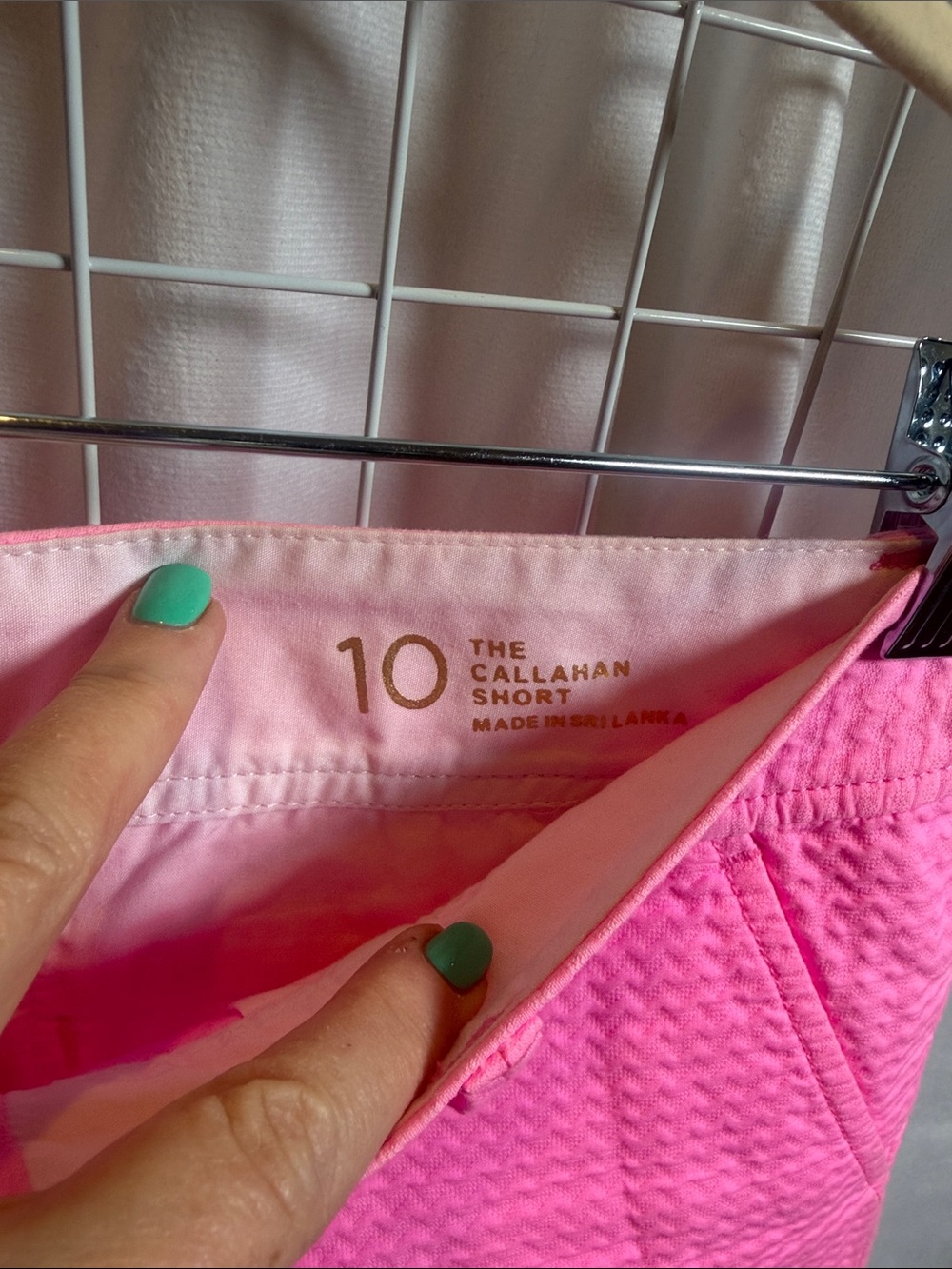 Lilly Pulitzer Callahan pink 100% Cotton Shorts size 10 - Picture 2 of 8
